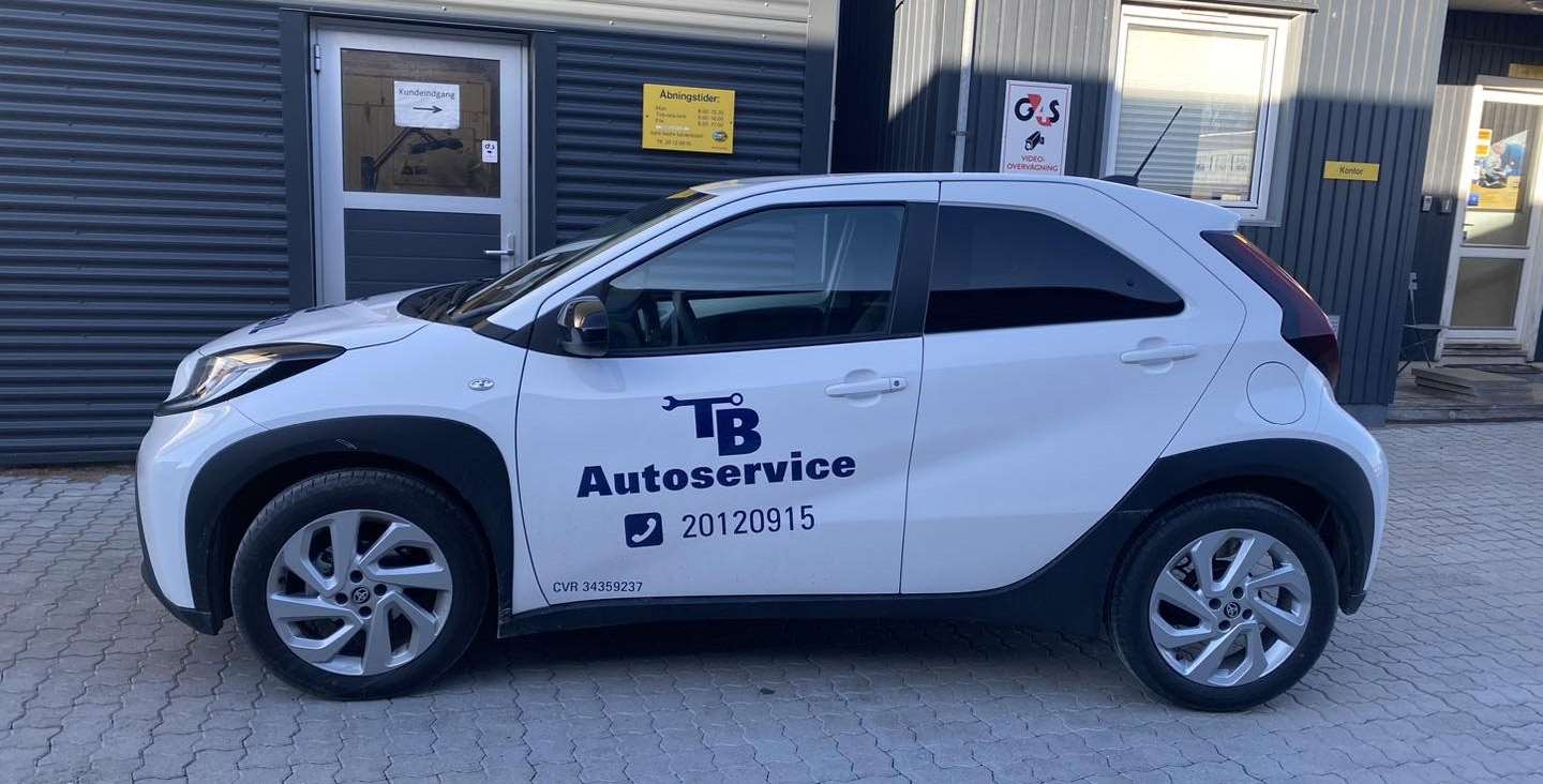 Kundebil hos TB Autoservice i Kalundborg nær Gørlev og Jyderup